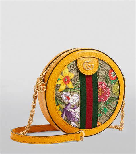 gucci.floral bag|Gucci Ophidia GG Flora Mini Round Shoulder Bag .